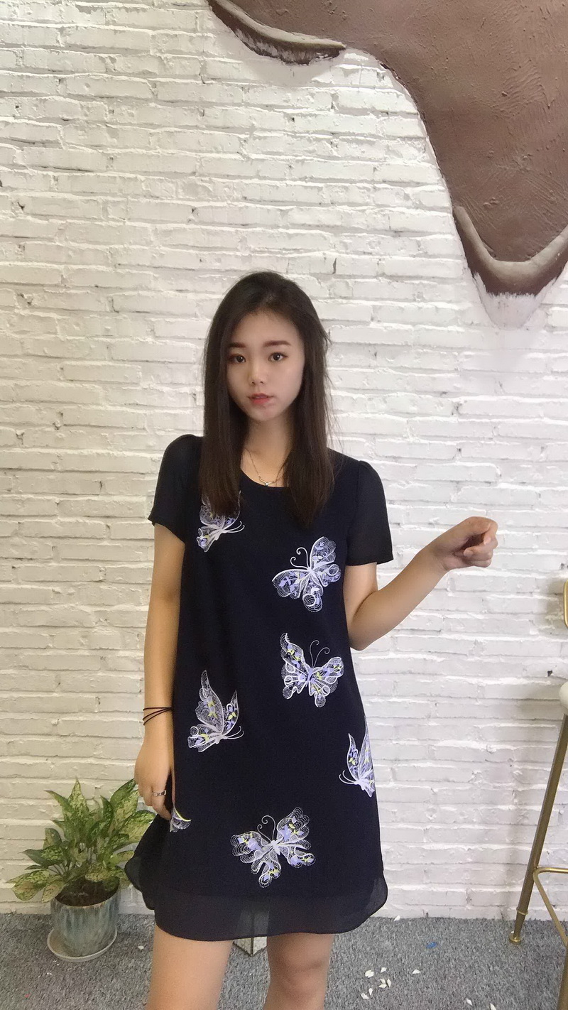 2020流行夏天裙子遮肚减龄显瘦洋气休闲小个子雪纺连衣裙